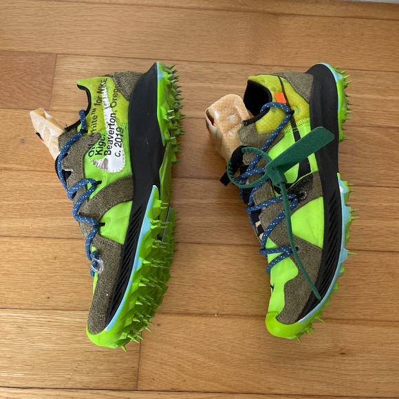 Nike Zoom Terra Kiger 5 (OFF-WHITE Electric Green) - Picture 3 of 8
